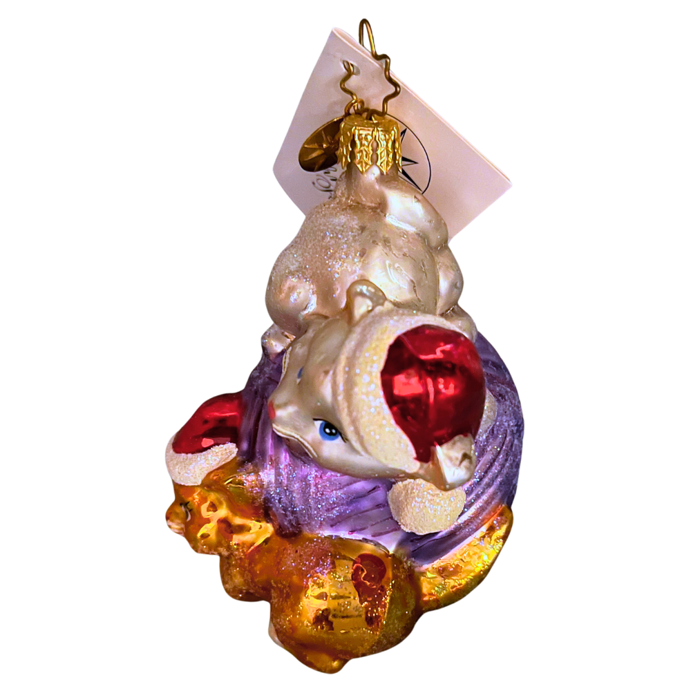 christopher radko 1011021 frisky business ornament retired cats